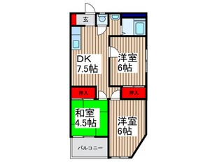 サンハイムイトウの物件間取画像